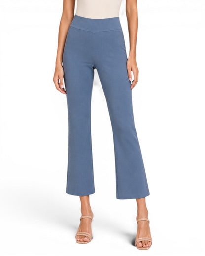 Krazy Larry P600 Pull on Wide Ankle Pant - Indigo