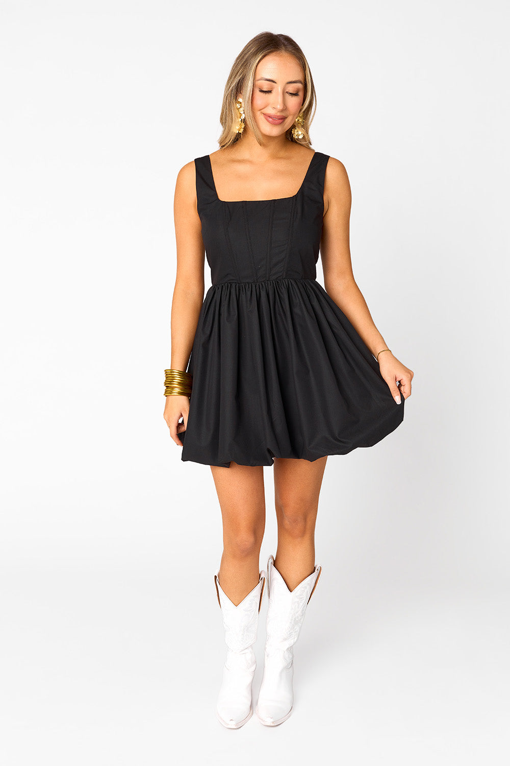 Heidi Mini Dress - Black