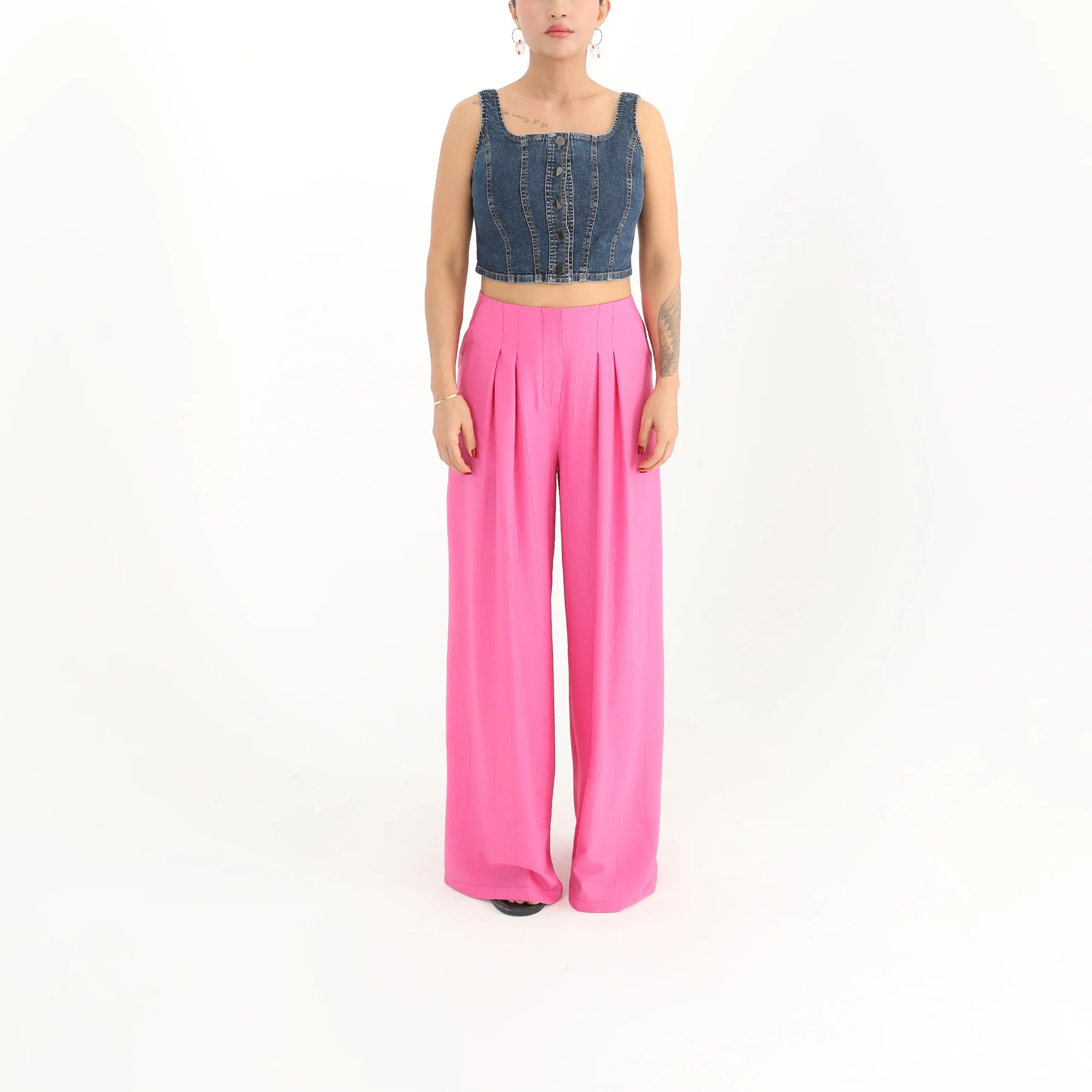 Soul Of Mu | Pleated Front Straight Leg Pant