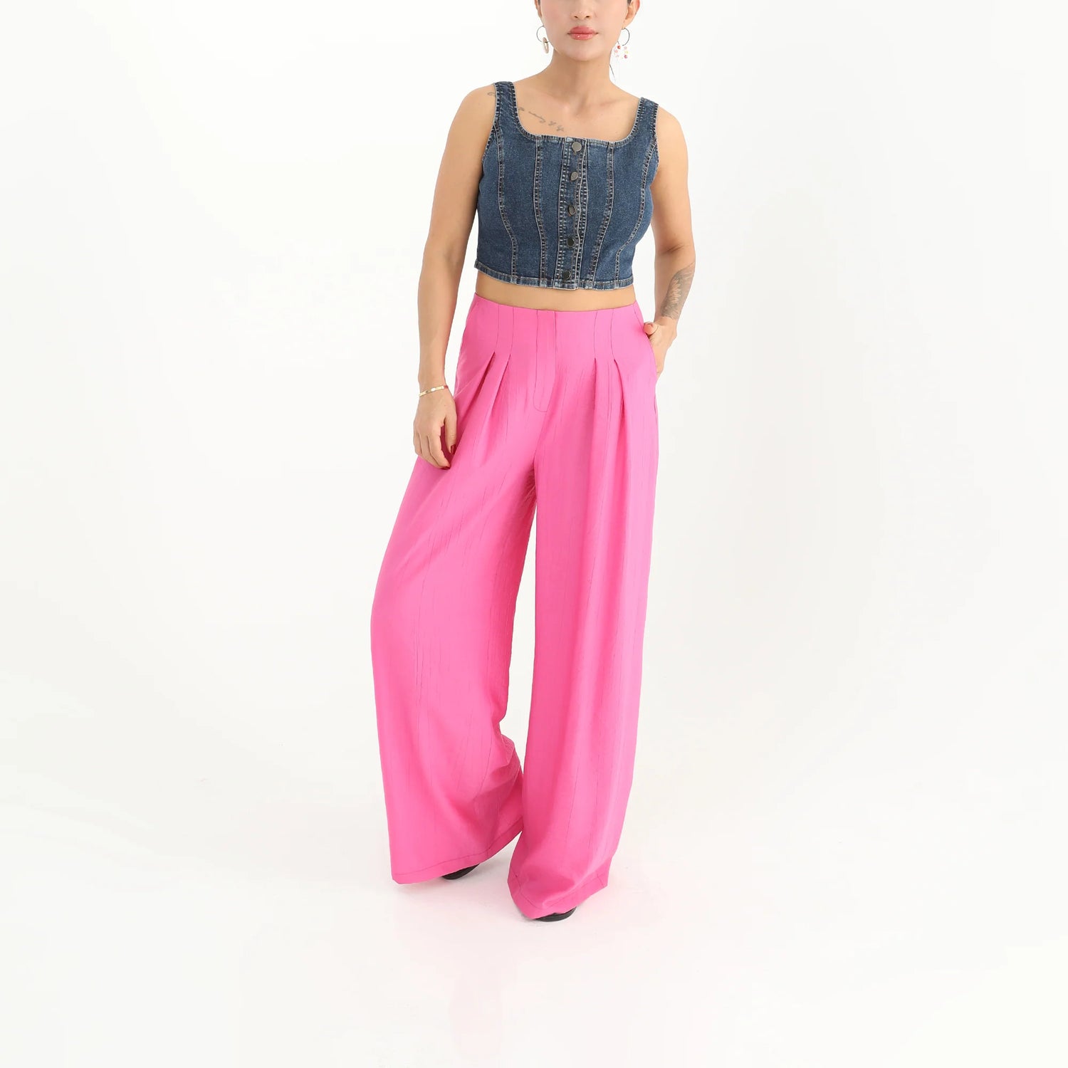 Soul Of Mu | Pleated Front Straight Leg Pant