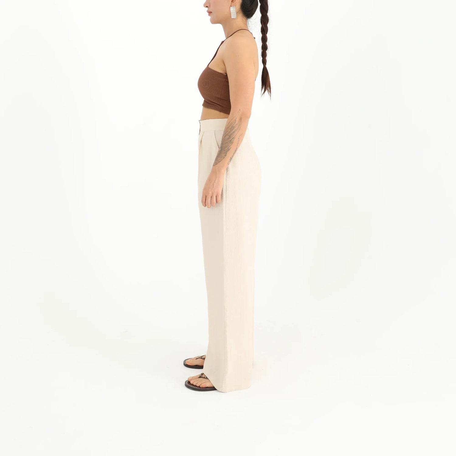 Soul Of Mu | Pleated Front Straight Leg Pant