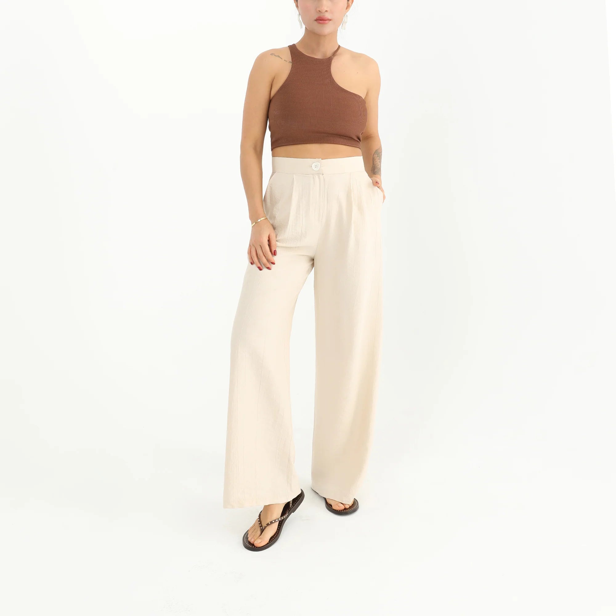 Soul Of Mu | Pleated Front Straight Leg Pant