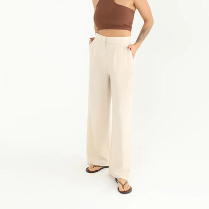 Soul Of Mu | Pleated Front Straight Leg Pant