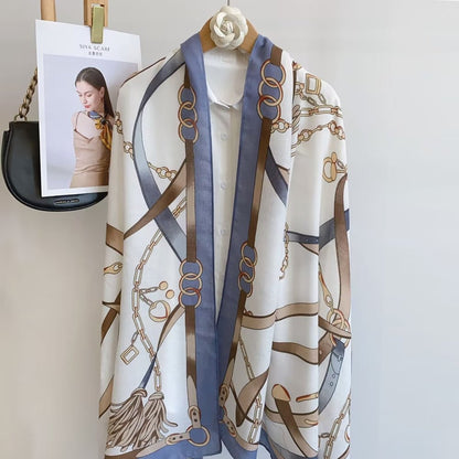 Winding River | Square Scarf Equine Chain