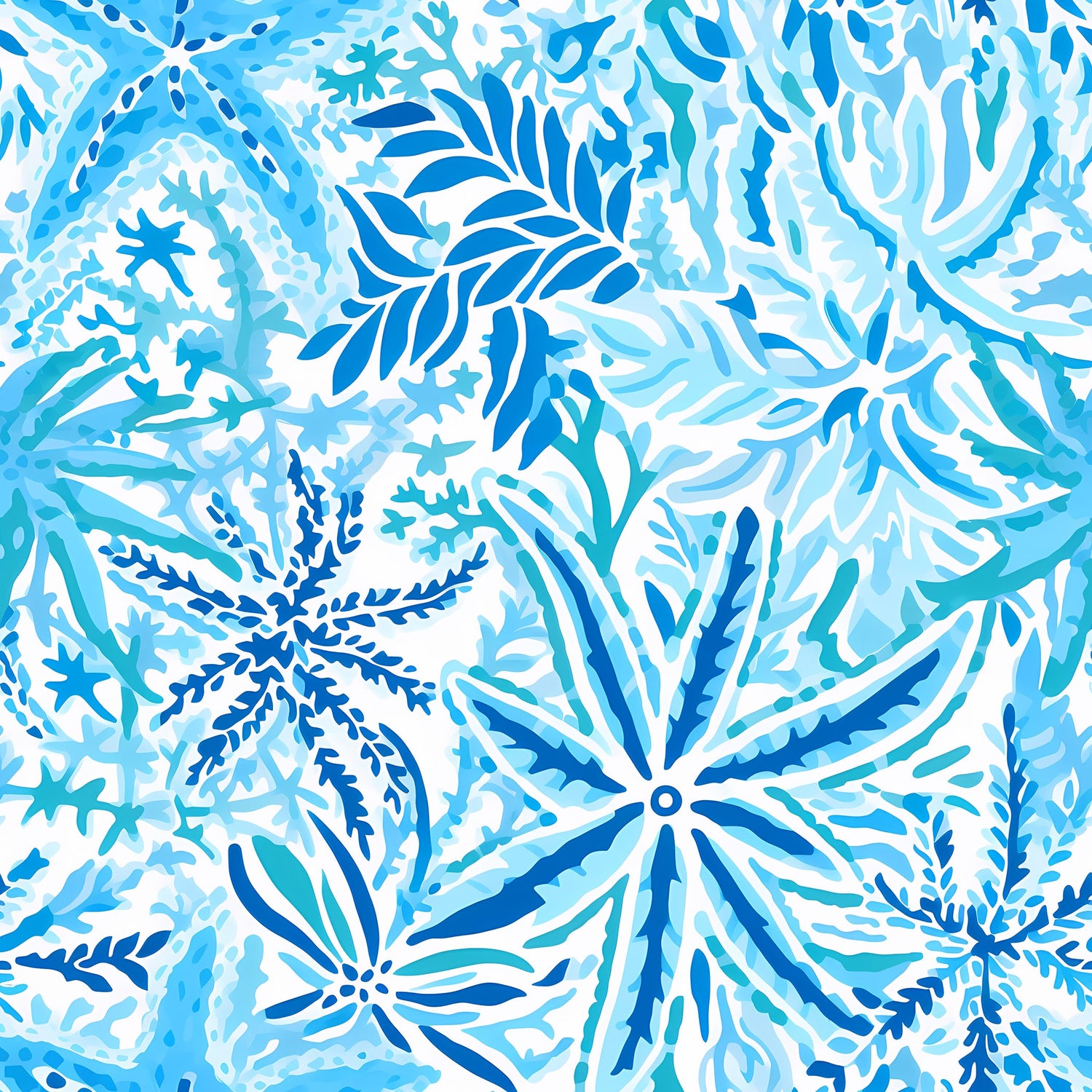Venice Ruffle Hem Skort in Starfish Blues 