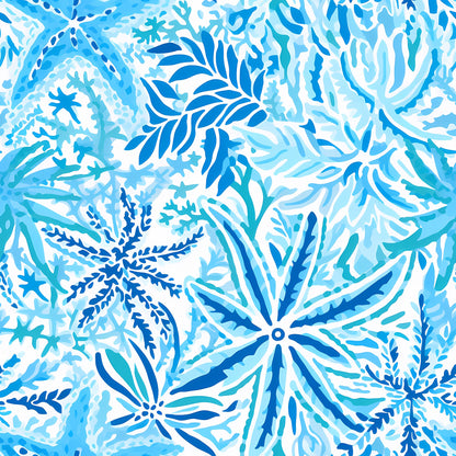 Venice Ruffle Hem Skort in Starfish Blues 