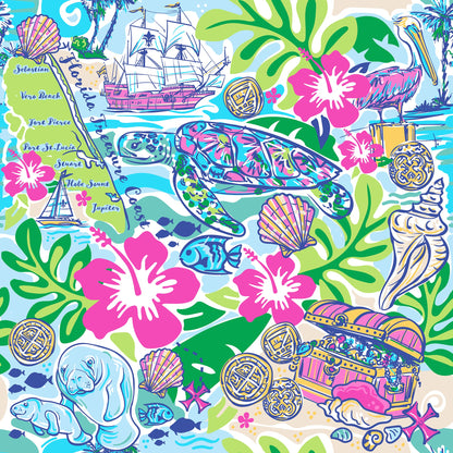 Hyannis Tee Shirt Dress in Florida&