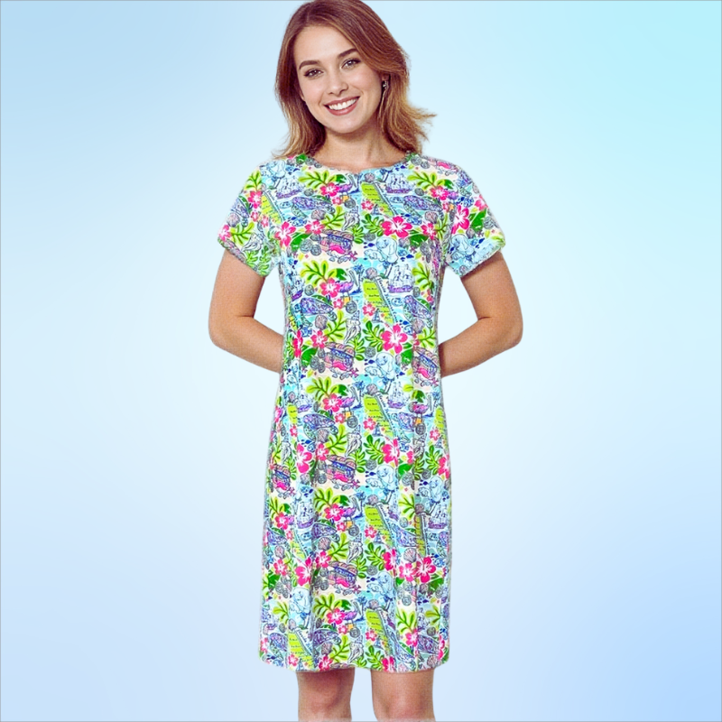 Hyannis Tee Shirt Dress in Florida&