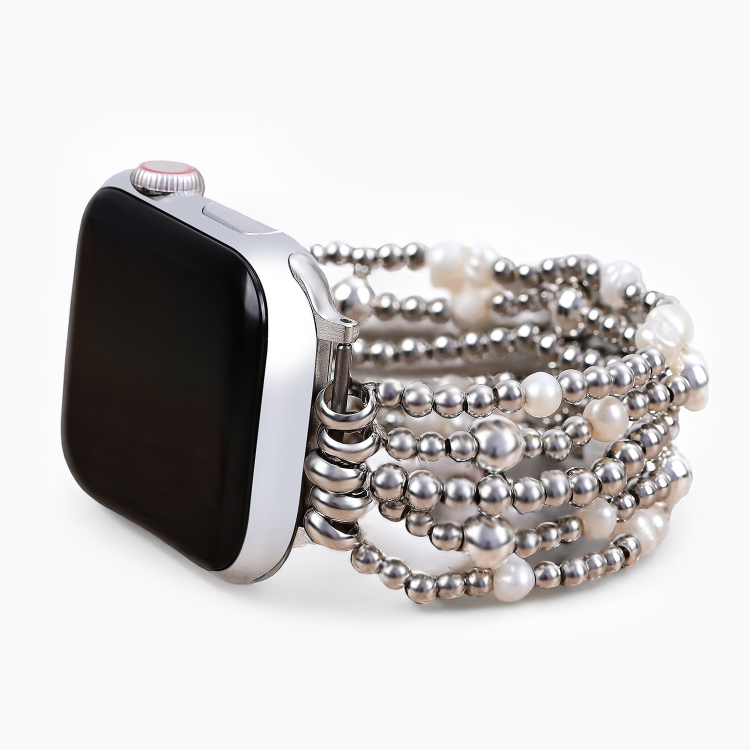 Shimmering Pearl Apple Stretch Band