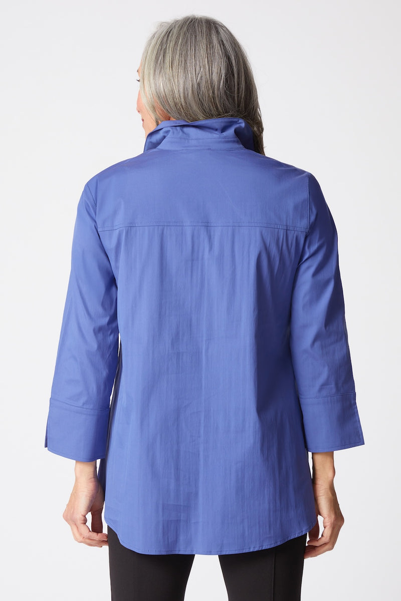 Habitat | Perfect Travel Solid Hidden Placket Shirt - Midnight