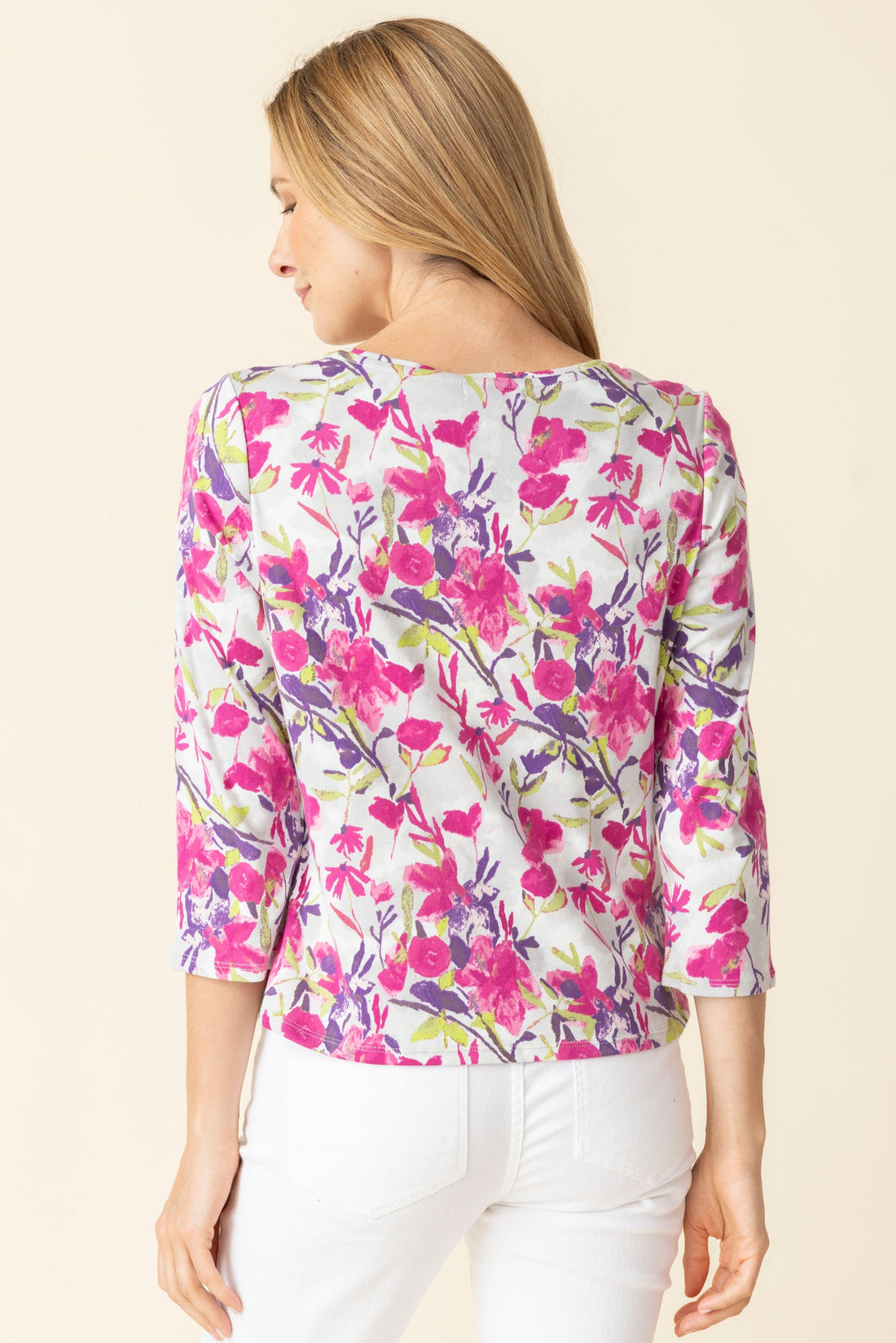 Habitat | Cozy Rib Spring Floral Everyday Tee
