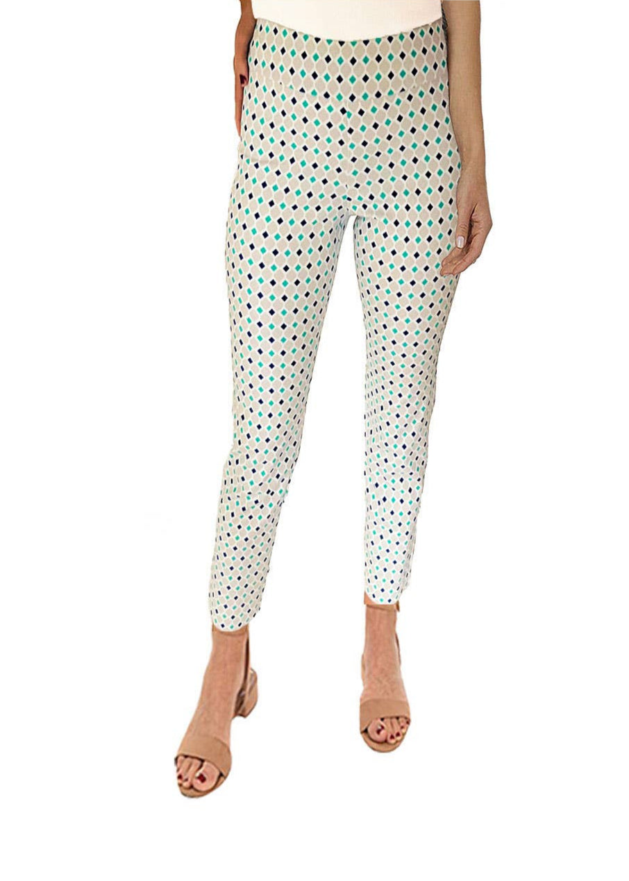 Krazy Larry P507 Pull on Pant - Blue Sea Diamonds