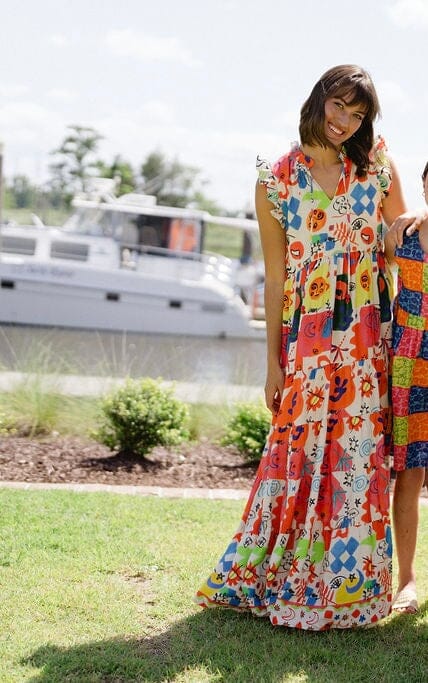Briton Court | Josie Maxi Dress - Abstract