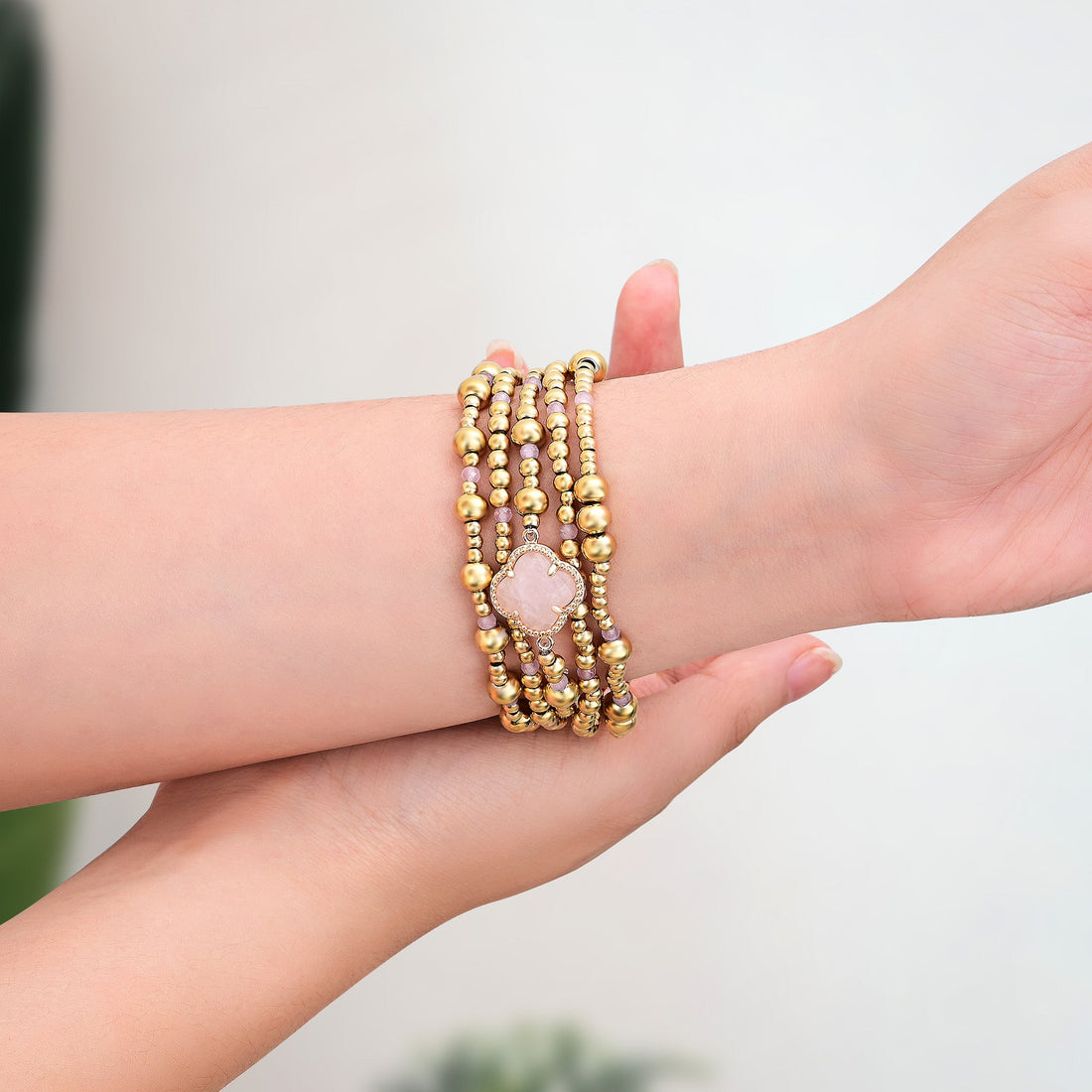 Cape Diablo | Enchanted Rose Quartz Apple Watch Band