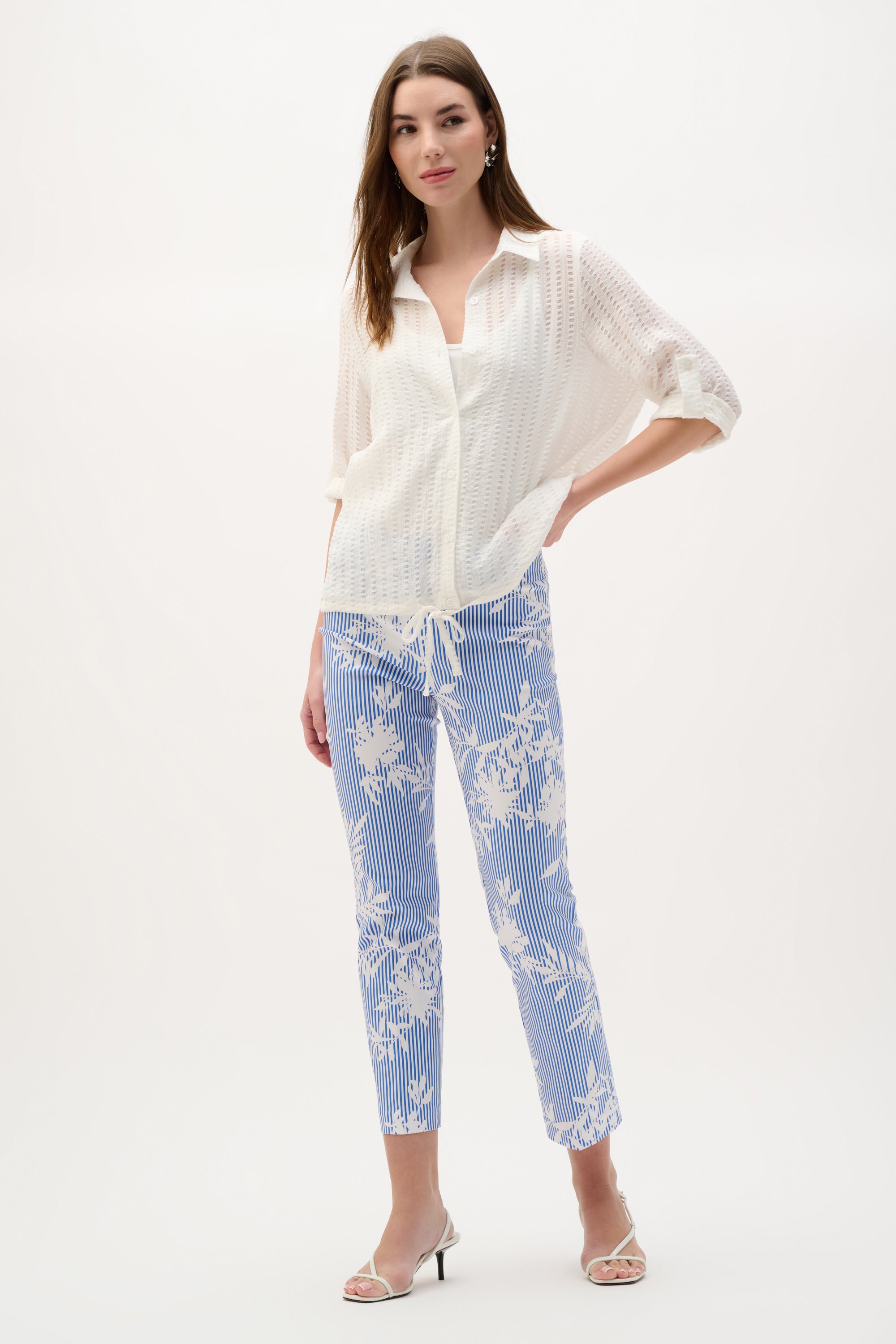 Printed Pull On Pants