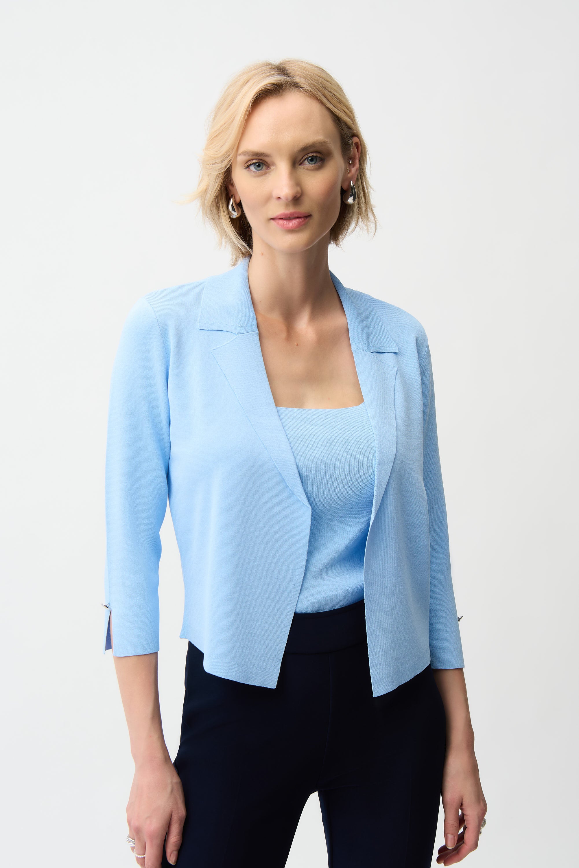 Open Front Blouse