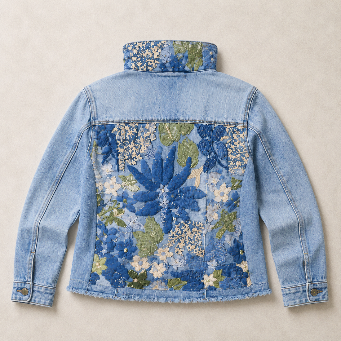 Sequins on Denim Jacket