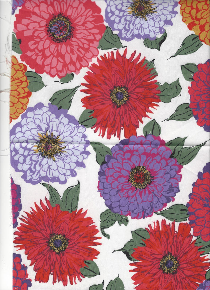Patty Kim | Essential Top - Red Zinnias