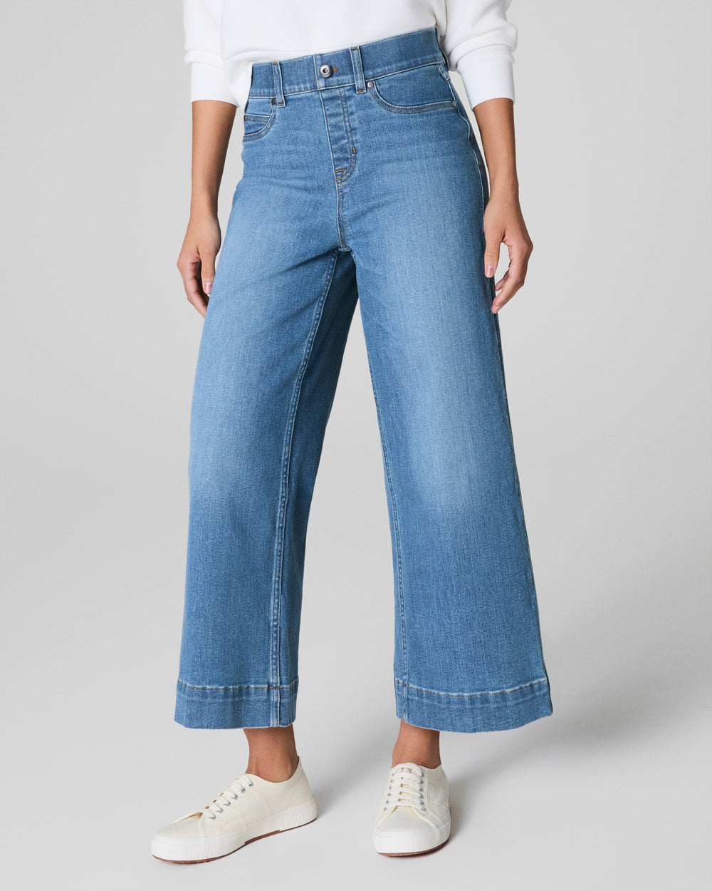 Pull on Crop Wide Leg