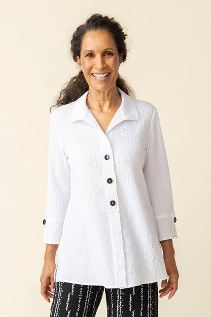 Habitat | Pucker Weave Swing Shirt