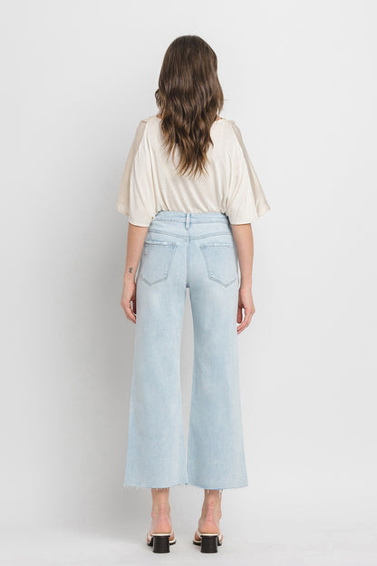 Flying Monkey | High Rise Wide Leg Raw Hem