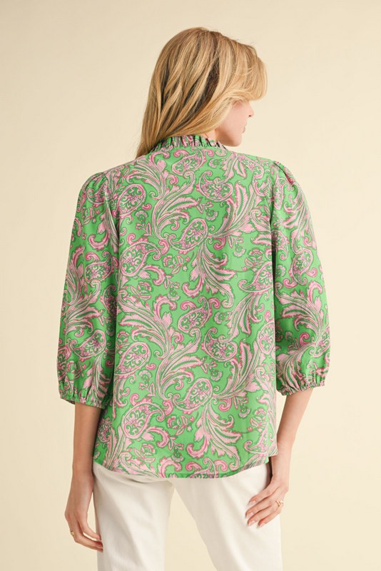 Cloister Collection | Print Top