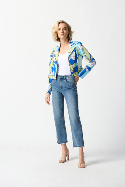 Joseph Ribkoff | Leaf Print Jacket