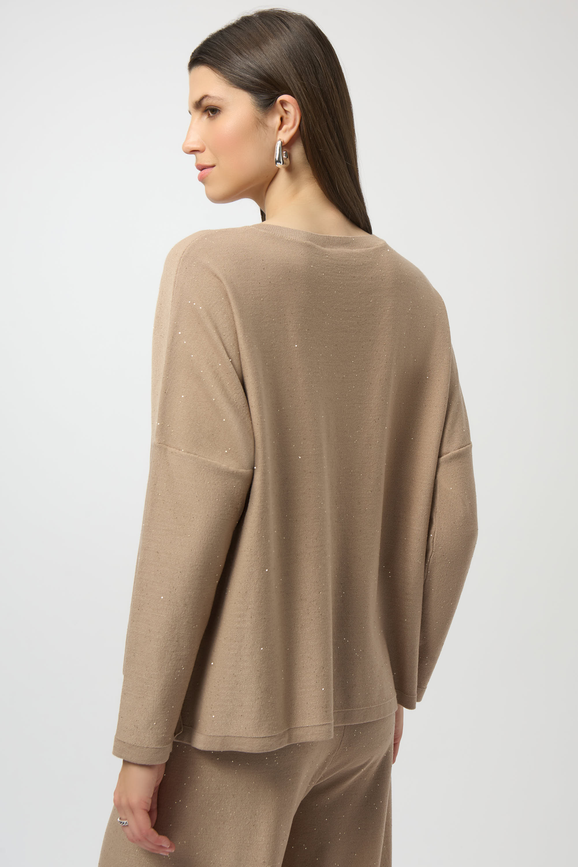 Joseph Ribkoff | Sequined Knit Boxy Top