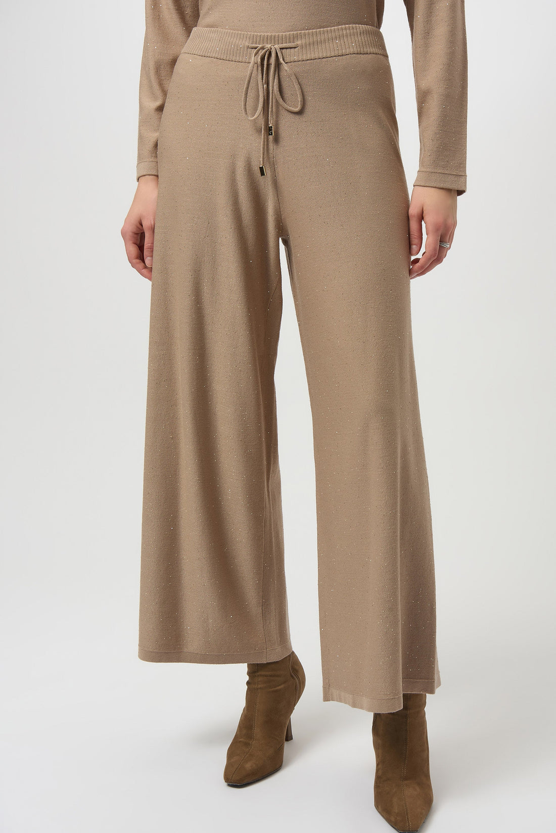 Joseph Ribkoff | Sequined Knit Culotte Pants