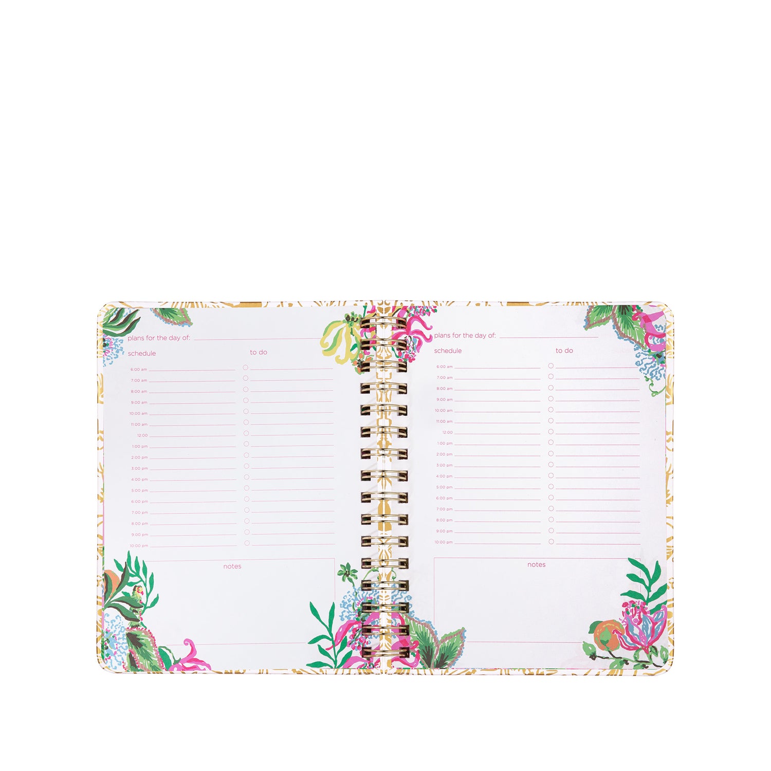 Lilly Pulitzer | To Do Planner, Gold Metallic