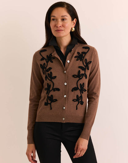 Long Sleeve Kaylee Embroidery Cardigan