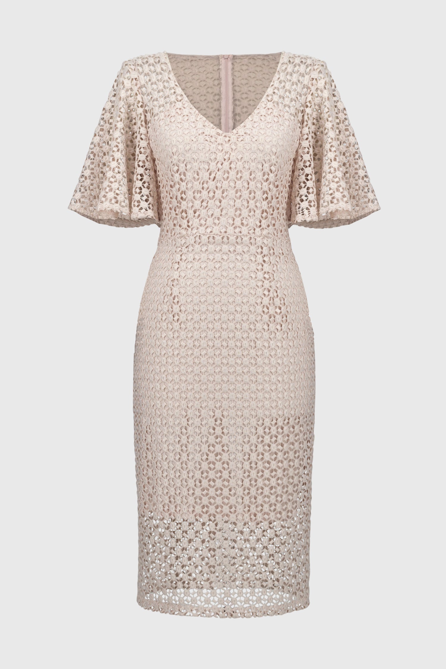 Joseph Ribkoff | V-Neck Bodycon Lace Dress