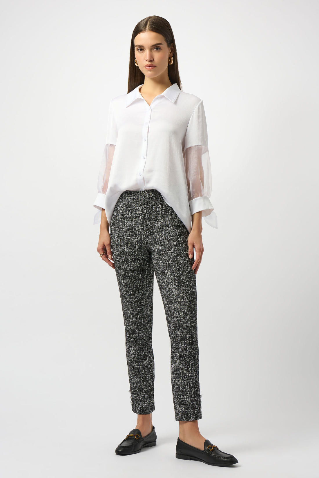 Joseph Ribkoff | Abstract Jacquard Pull-on Pant