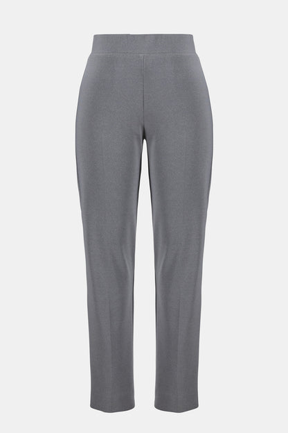 Joseph Ribkoff | Silky Knit Straight Leg Pant - Gray Melange