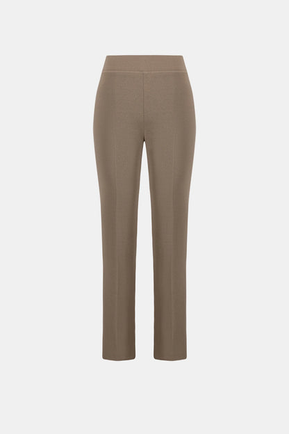 Back‑Slit Straight‑Leg Pant
