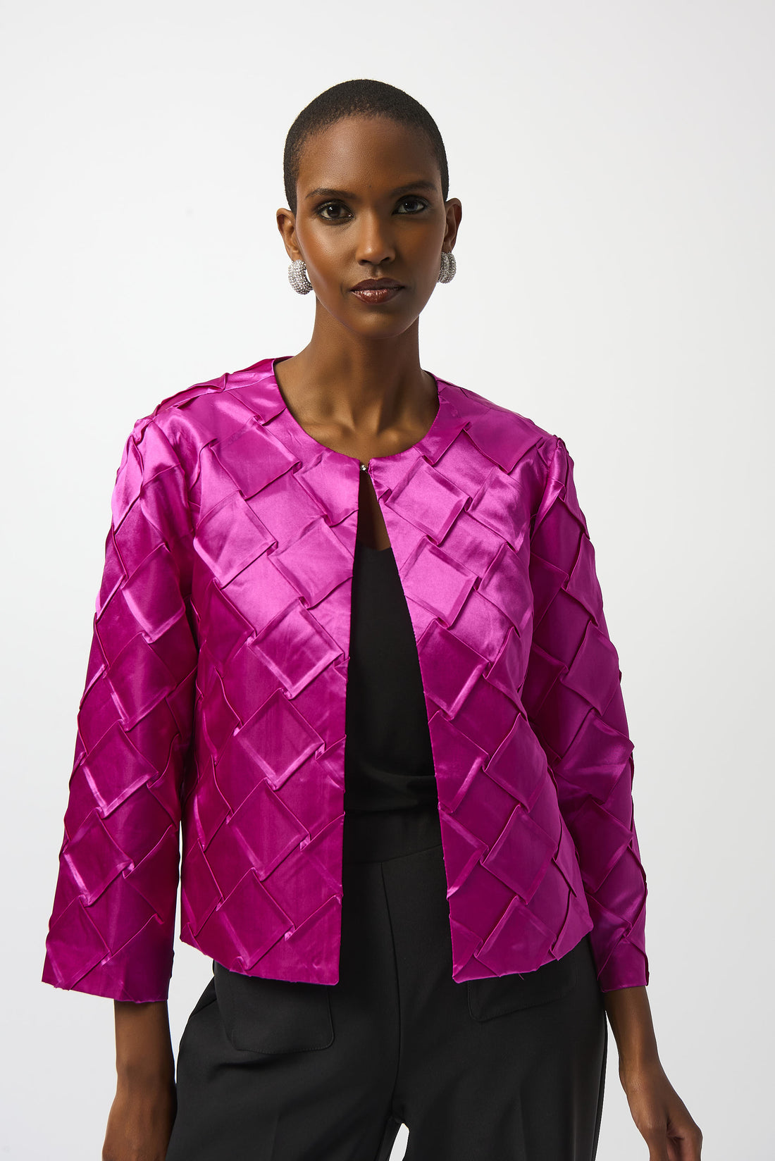 Joseph Ribkoff | Textured Satin Jacket