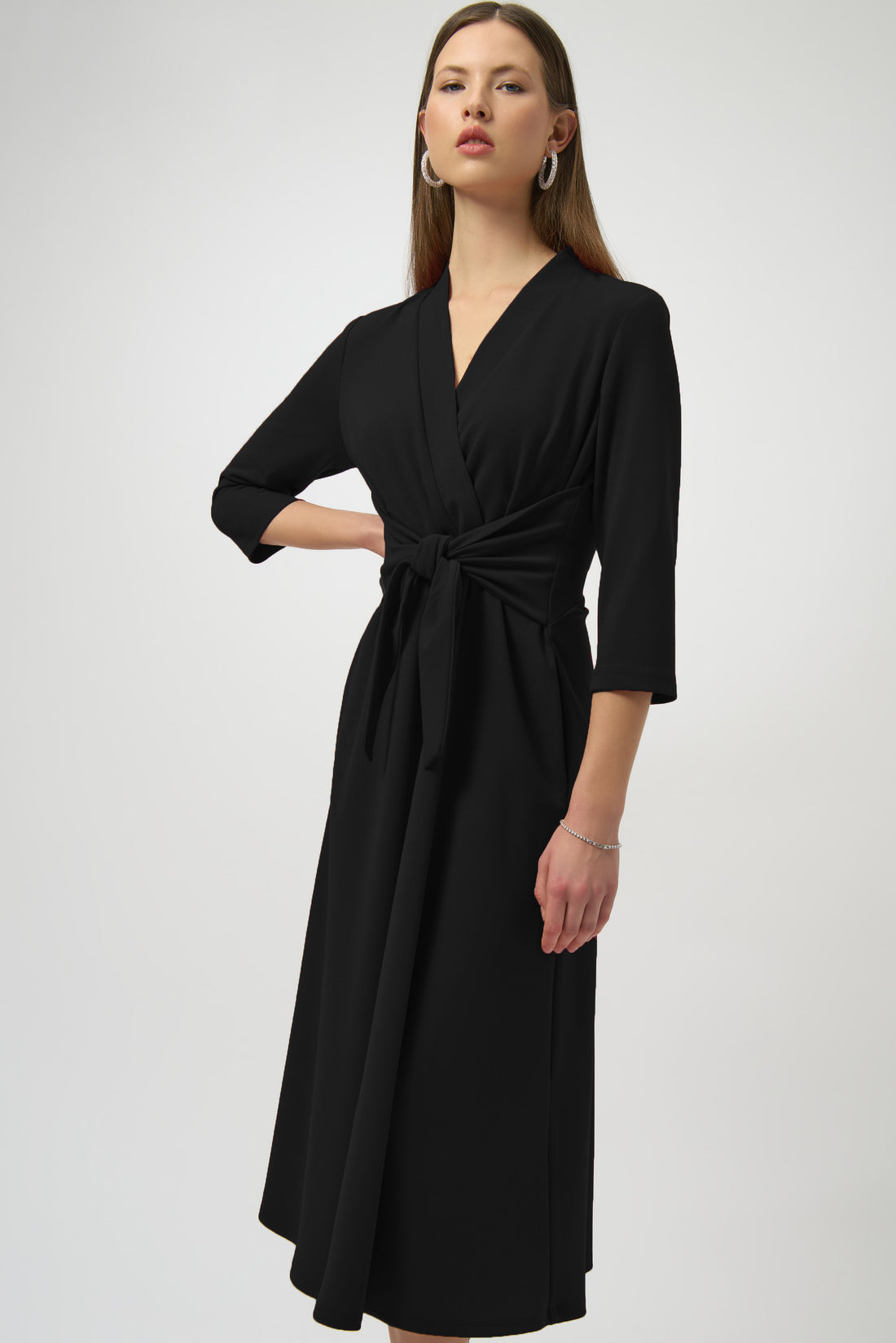 Joseph Ribkoff | Crepe Fit and Flare Dress