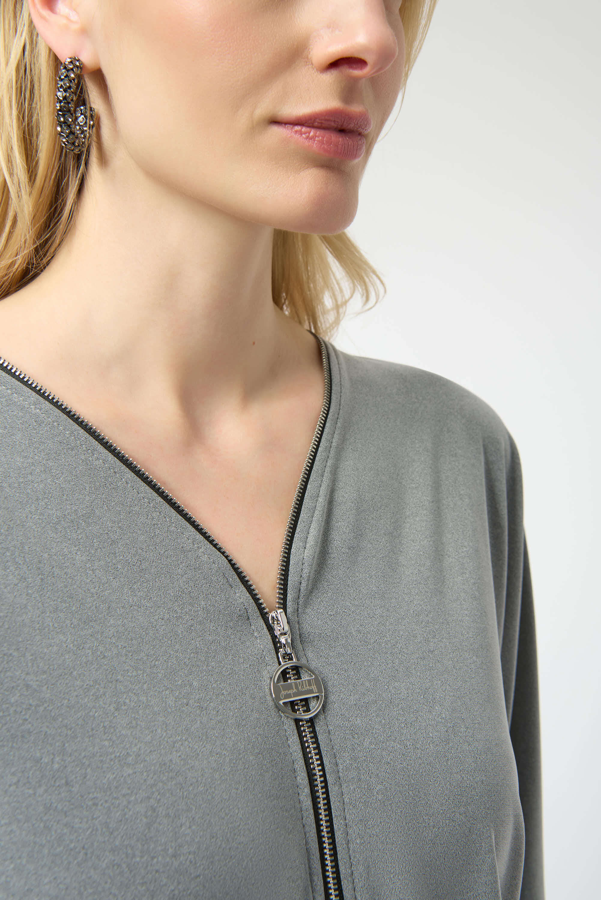 Joseph Ribkoff | Textured Crew Neck Pullover