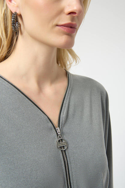 Joseph Ribkoff | Textured Crew Neck Pullover