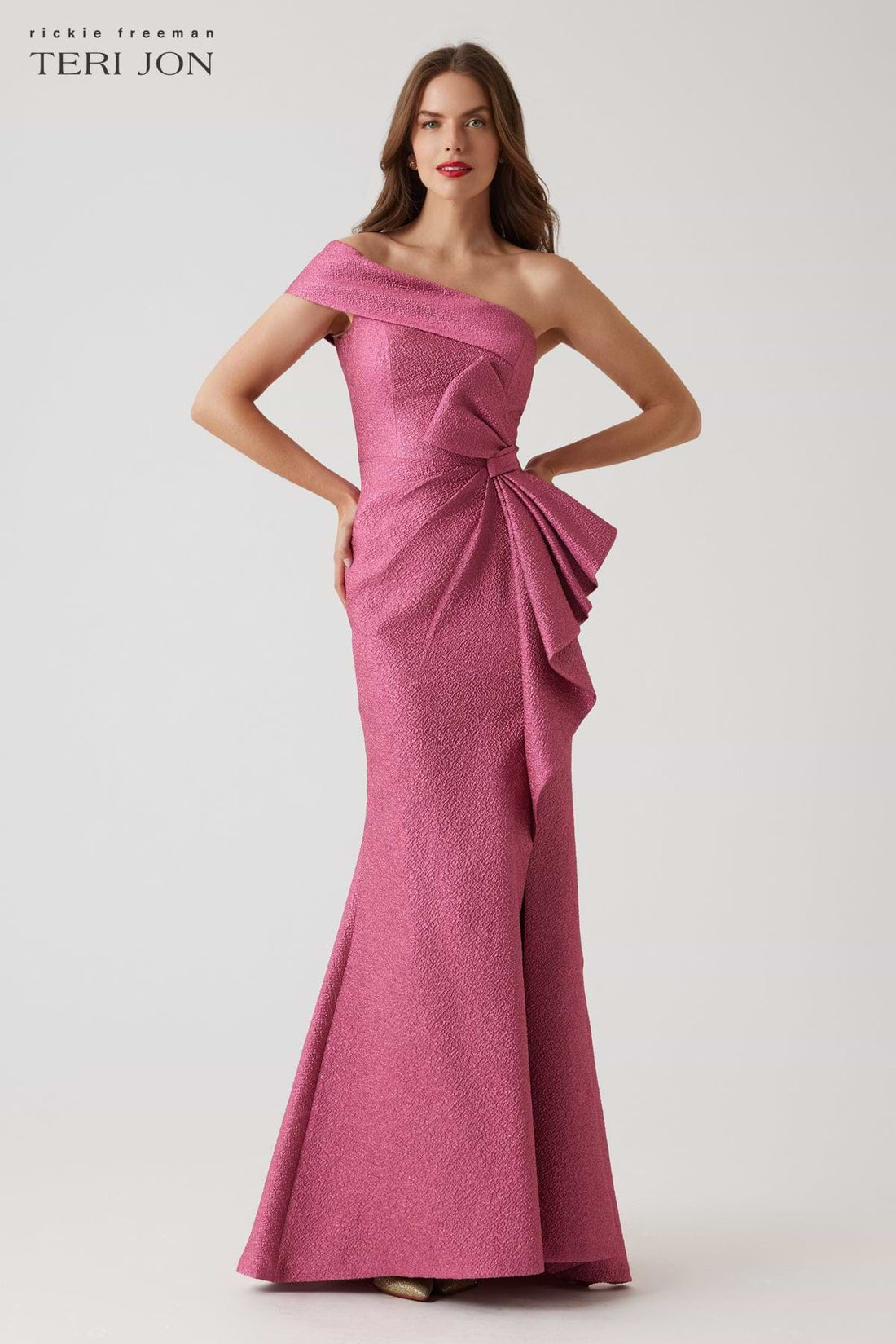 Teri Jon | One-Shoulder Gown