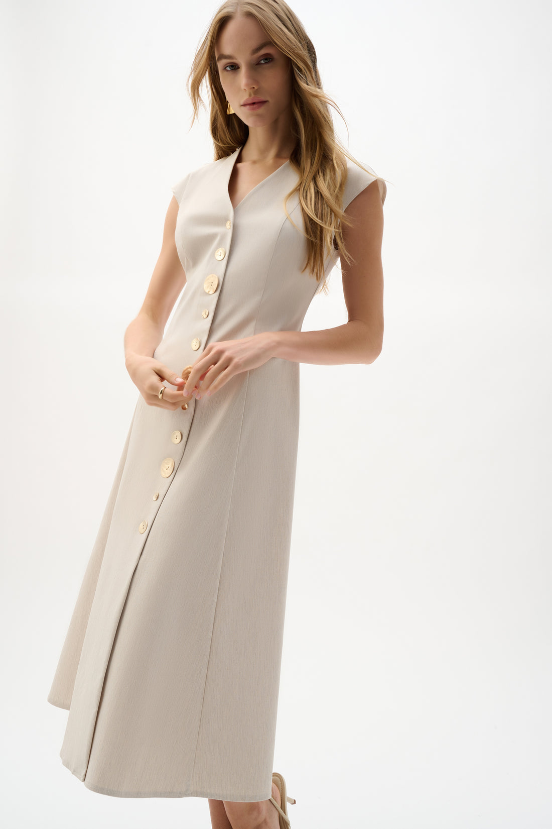 Sleeveless Fit &amp; Flare Dress