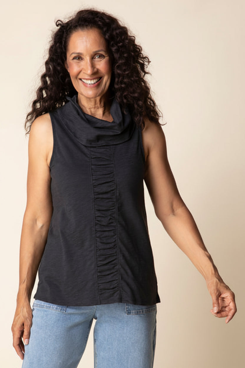 Cotton Pebble Panel Tunic