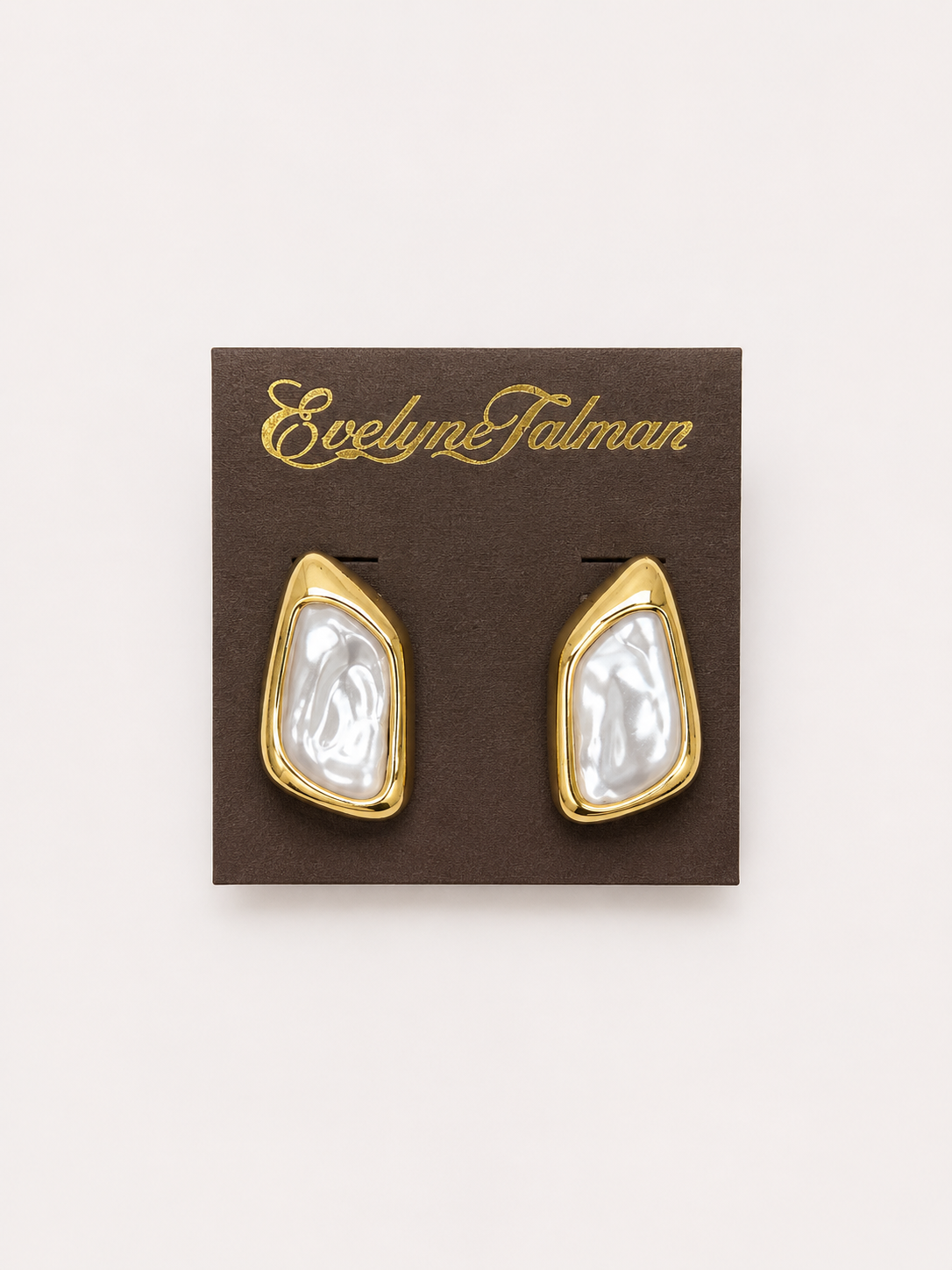 Gold Pearl Earring