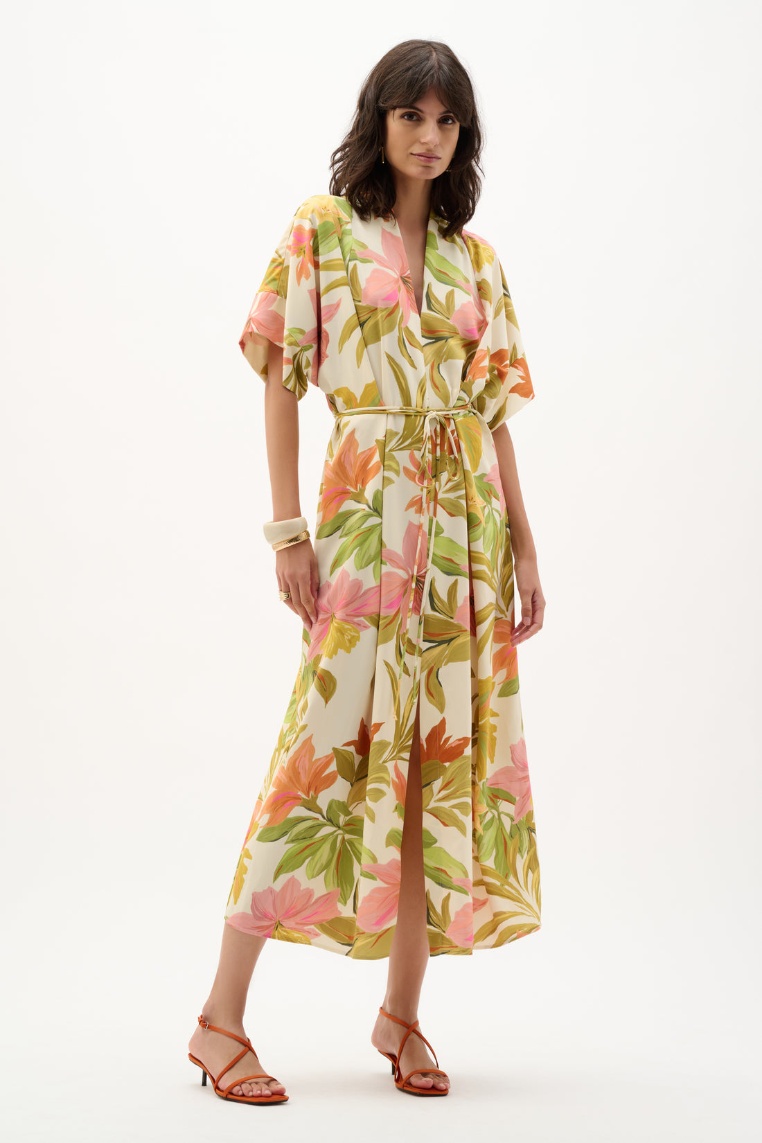 Tropical Print Dress