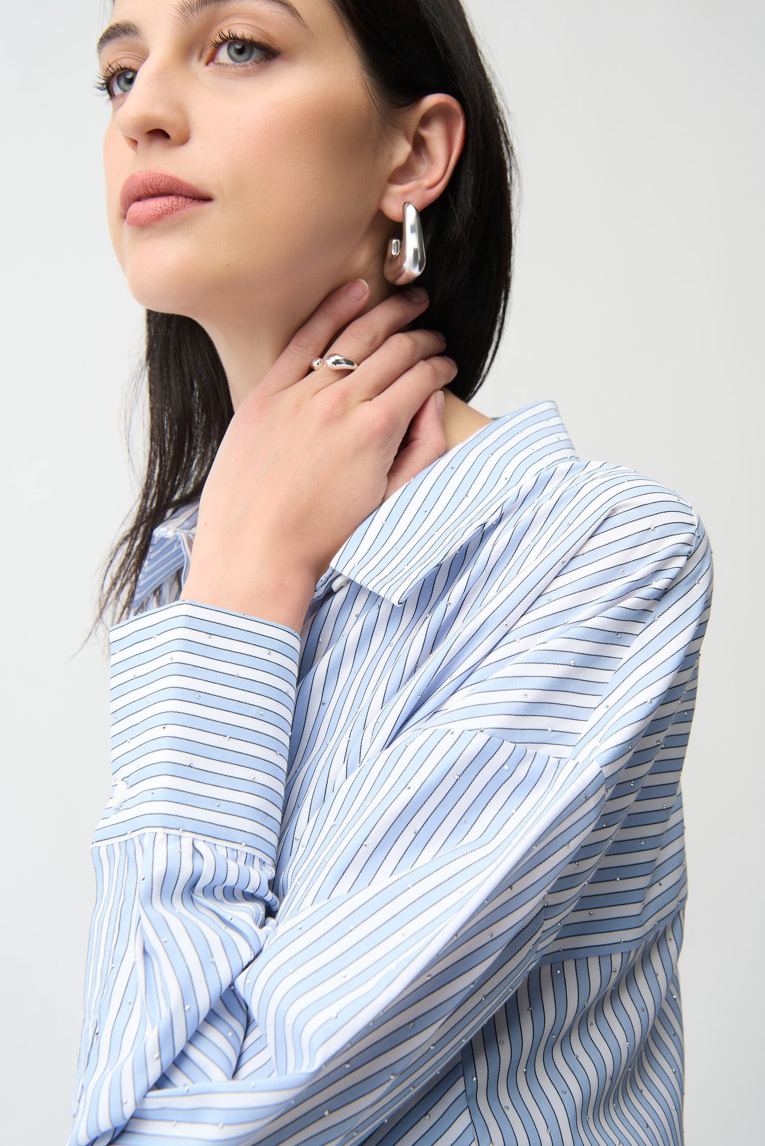 Striped Sparkly Blouse