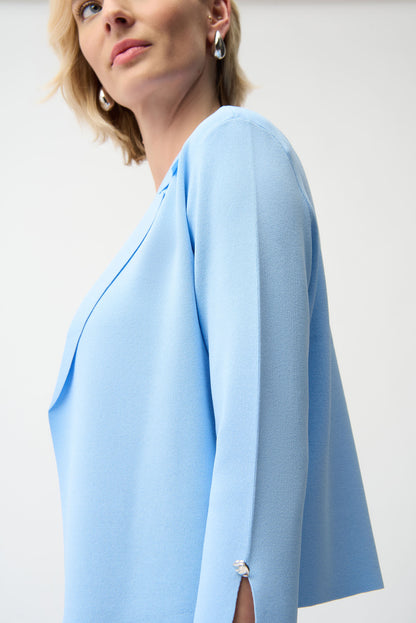Open Front Blouse