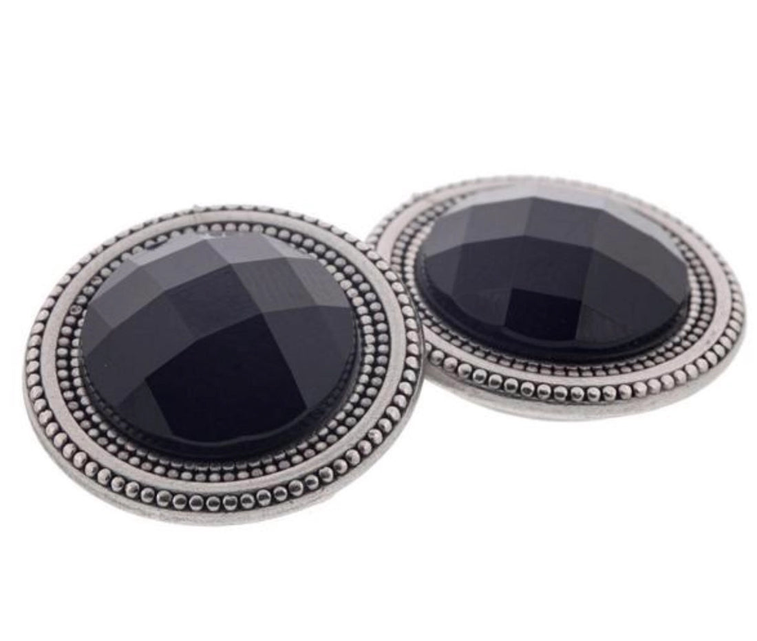 Magnebutton | Black Crystals Magnebutton