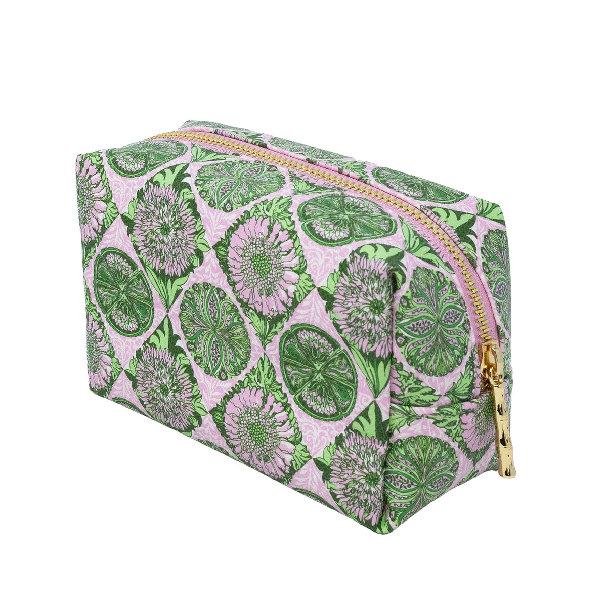 Toiletry Case, Textured Palm Stripe