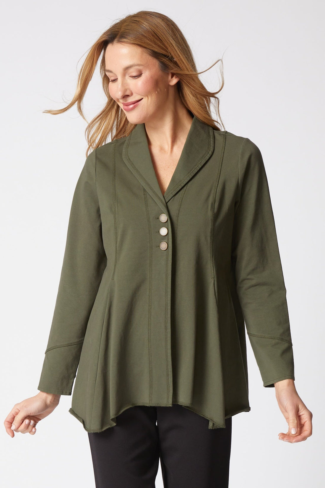 Habitat | Stonewash Cotton Span Swing Back Jacket