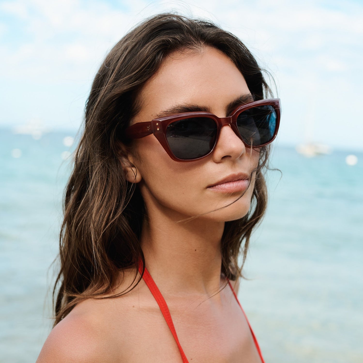 Nova Sunglasses - Ginger/Sky
